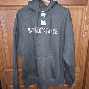 BUFFALO TRACE ARTISANS Dark Green Pullover Hoodie with Logo